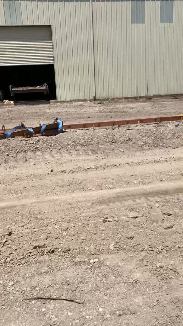 Grading a commercial site ahead of a concrete pour